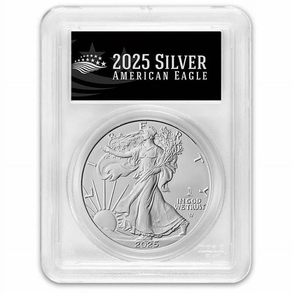 2025-(P) American Silver Eagle Privy MS-70 PCGS (FS, Black)