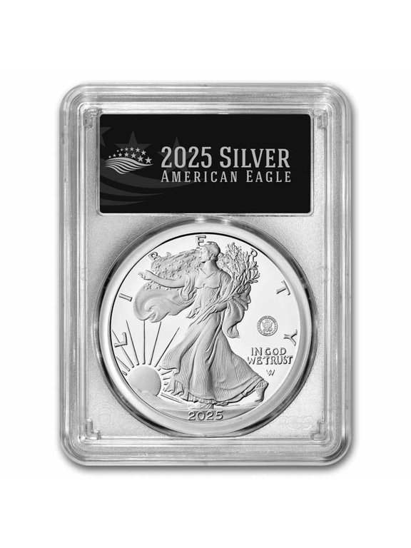 2025-P Proof Silver Eagle PR-70 PCGS (Marine Privy, AR, Black)