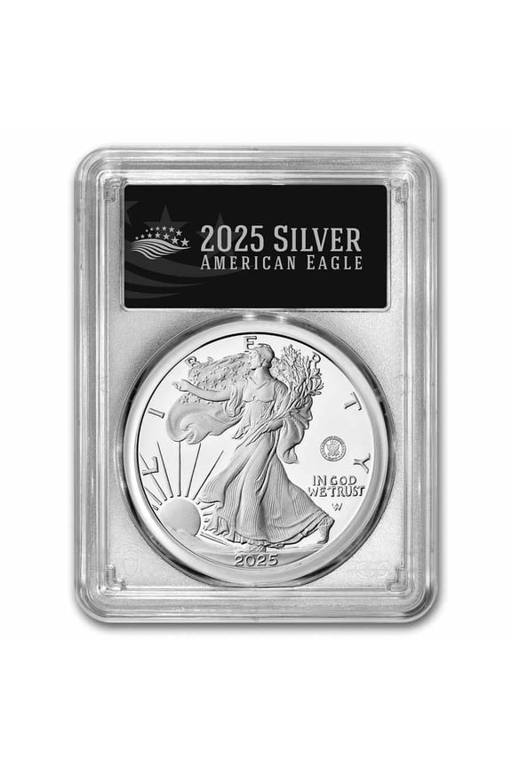 2025-P Proof Silver Eagle PR-70 PCGS (Marine Privy, AR, Black)