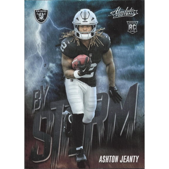 2025 PANINI ABSOLUTE BY STORM #1 ASHTON JEANTY LAS VEGAS RAIDERS