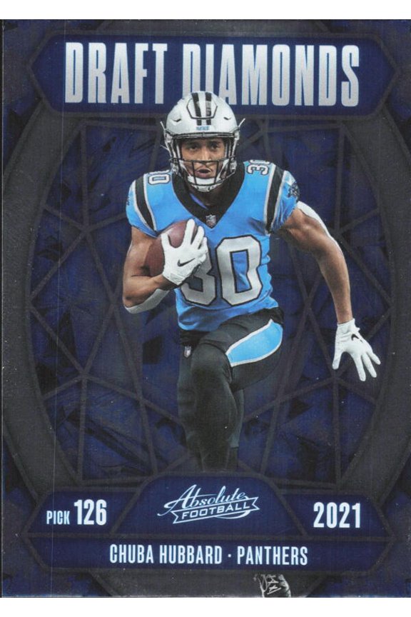 2025 PANINI ABSOLUTE DRAFT DIAMONDS #4 CHUBA HUBBARD CAROLINA PANTHERS