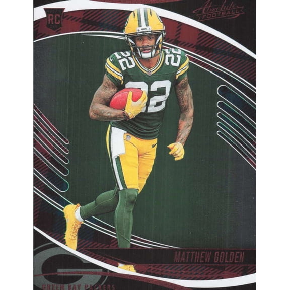 2025 PANINI ABSOLUTE RED #158 MATTHEW GOLDEN RC GREEN BAY PACKERS