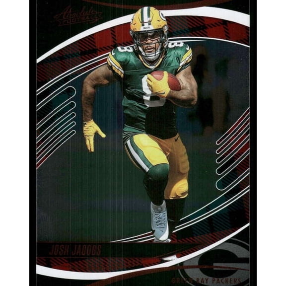 2025 PANINI ABSOLUTE RED #39 JOSH JACOBS GREEN BAY PACKERS