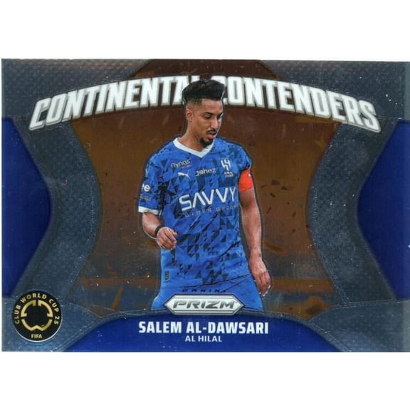 2025 PANINI PRIZM FIFA CLUB WORLD CUP CONTINENTAL CONTENDERS #1 SALEM AL-DAWSARI AL HILAL