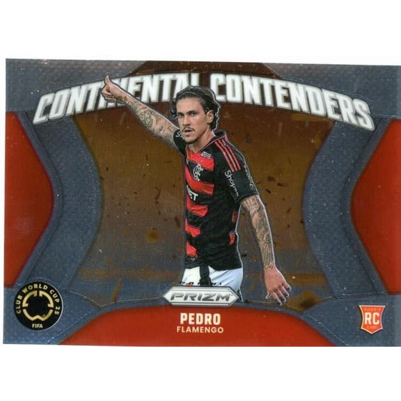 2025 PANINI PRIZM FIFA CLUB WORLD CUP CONTINENTAL CONTENDERS #16 PEDRO (F) FLAMENGO