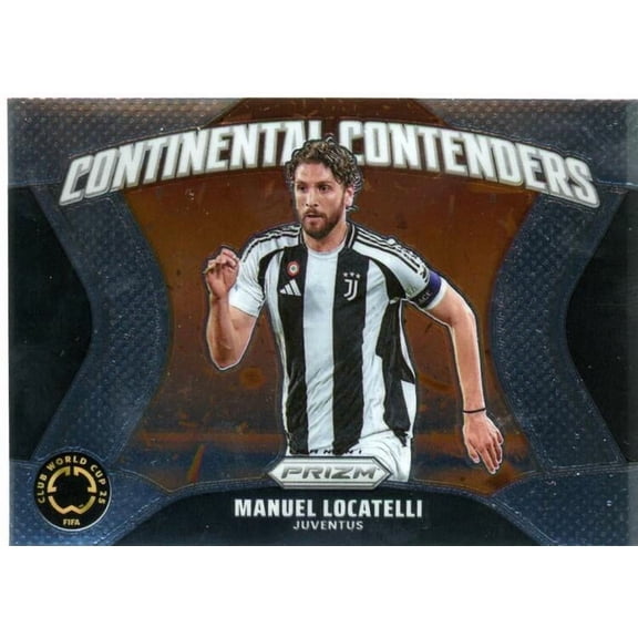 2025 PANINI PRIZM FIFA CLUB WORLD CUP CONTINENTAL CONTENDERS #18 MANUEL LOCATELLI JUVENTUS