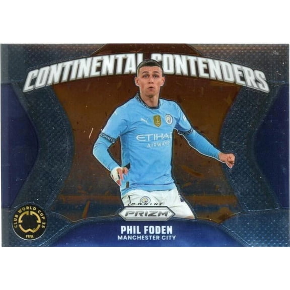 2025 PANINI PRIZM FIFA CLUB WORLD CUP CONTINENTAL CONTENDERS #21 PHIL FODEN MANCHESTER CITY