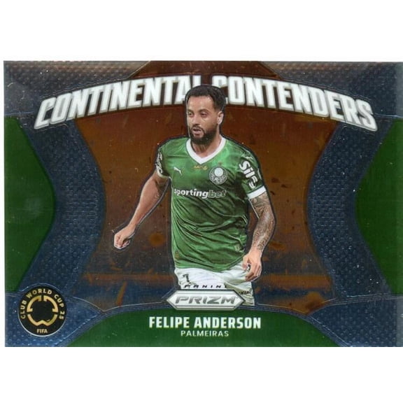 2025 PANINI PRIZM FIFA CLUB WORLD CUP CONTINENTAL CONTENDERS #22 FELIPE ANDERSON PALMEIRAS