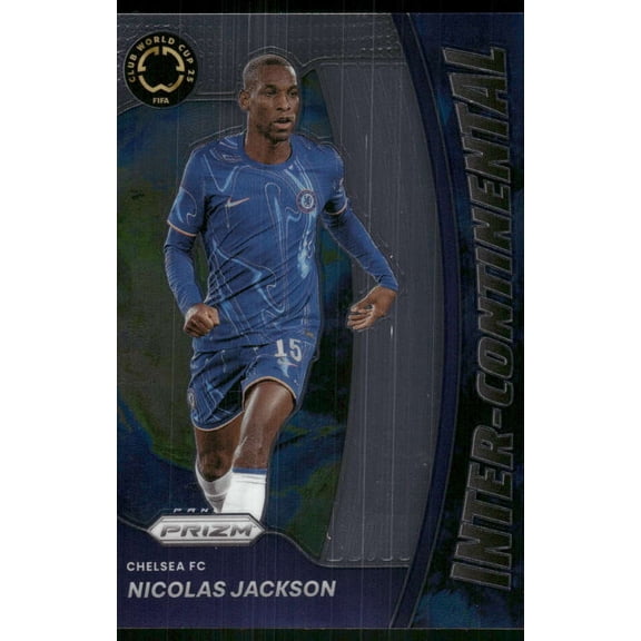 2025 PANINI PRIZM FIFA CLUB WORLD CUP INTER-CONTINENTAL #10 NICOLAS JACKSON CHELSEA FC