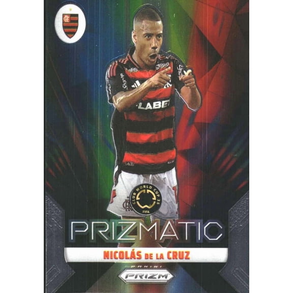 2025 PANINI PRIZM FIFA CLUB WORLD CUP PRIZMATIC #14 NICOLAS DE LA CRUZ FLAMENGO