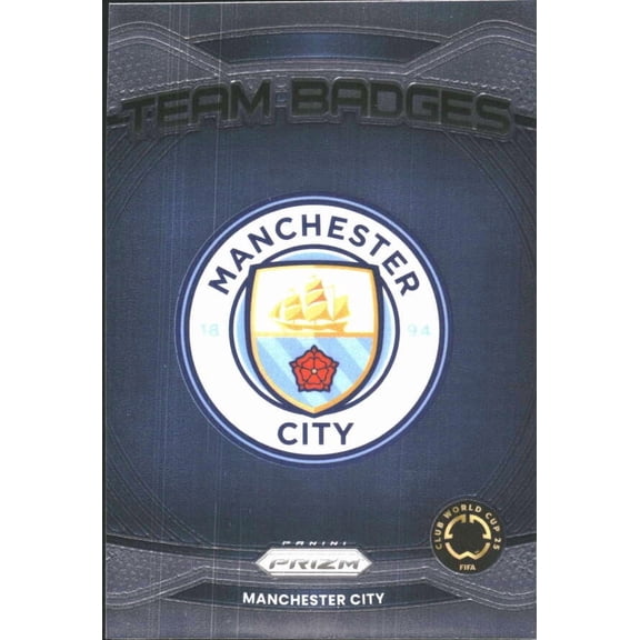 2025 PANINI PRIZM FIFA CLUB WORLD CUP TEAM BADGES #13 MANCHESTER CITY TEAM LOGO