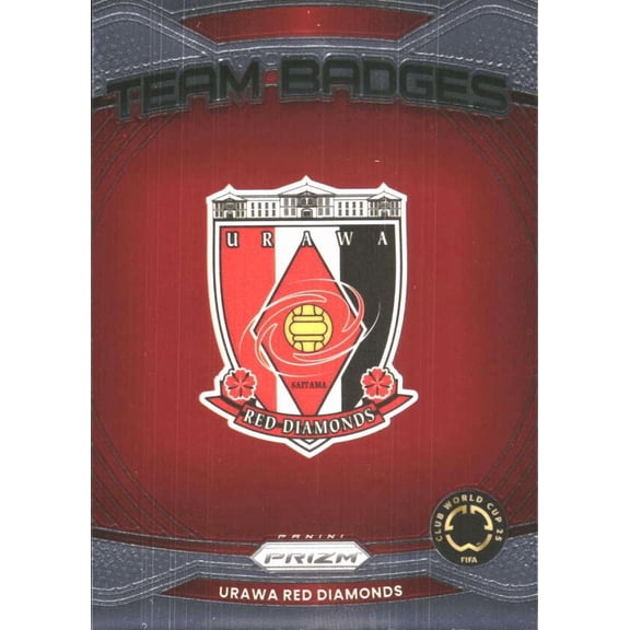 2025 PANINI PRIZM FIFA CLUB WORLD CUP TEAM BADGES #7 URAWA RED DIAMONDS TEAM LOGO