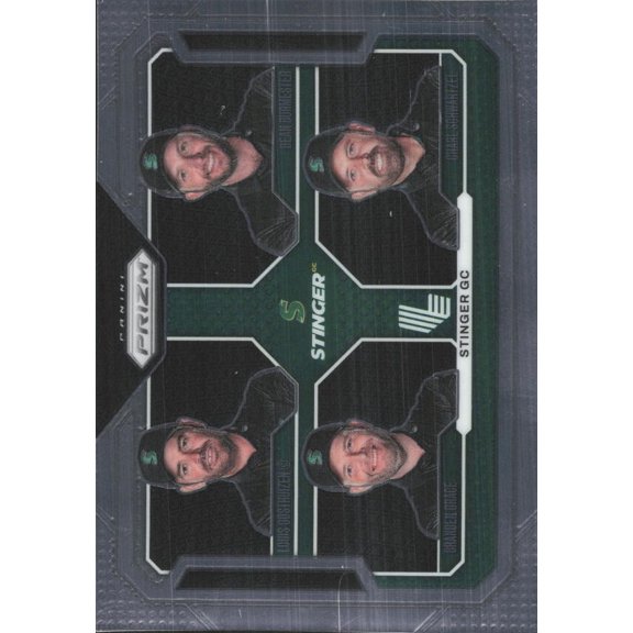 2025 PANINI PRIZM LIV #66 DEAN BURMESTER/BRANDEN GRACE/LOUIS OOSTHUIZEN/CHARL SCHWARTZEL TEAM CARD STINGER GC