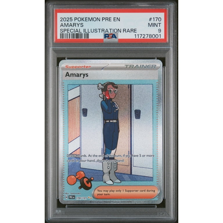 2025 PRE #170 Amarys Special Illustration Rare PSA 9 - Walmart.com