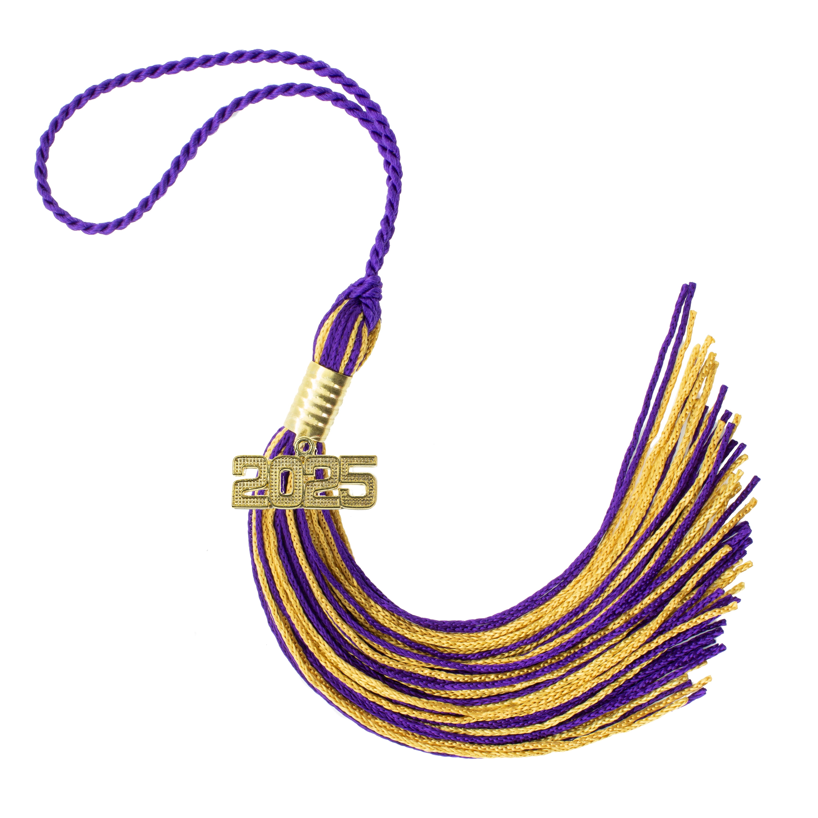 2025 PURPLE / ORIENTALGOLD GRADUATION TASSEL - EVERY SCHOOL COLOR ...