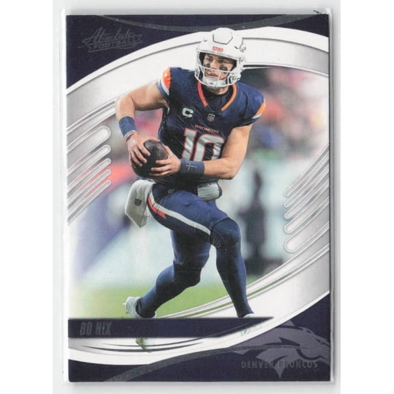 2025 Panini Absolute Football Trading Card Bo Nix #65 Denver Broncos NFL