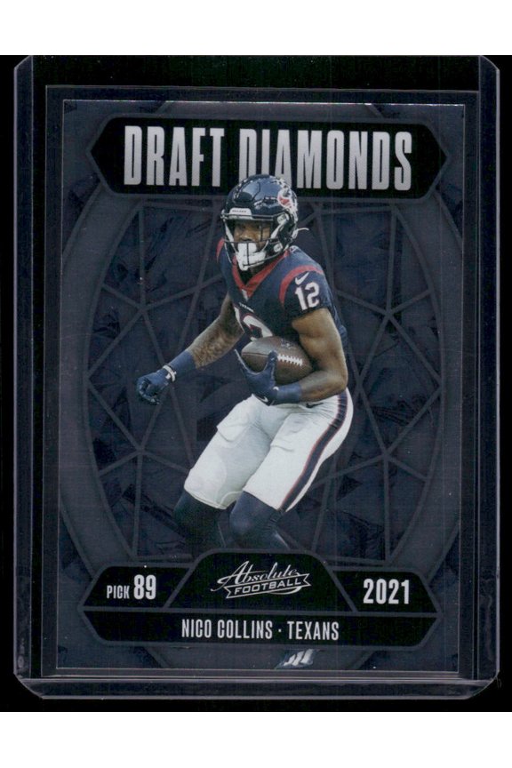 2025 Panini Absolute Football Draft Diamonds Nico Collins #DD-NCS