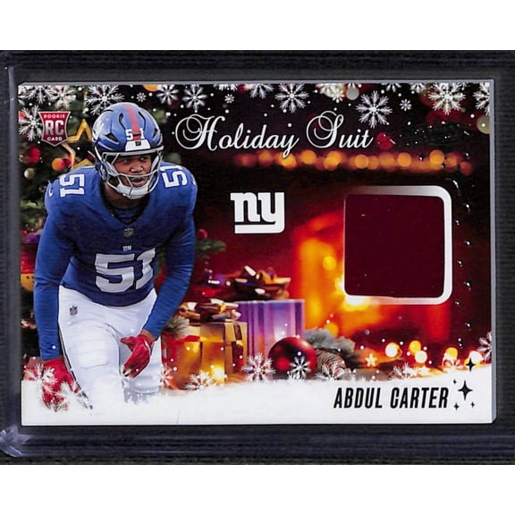 2025 Panini Absolute Football Holiday Suit Abdul Carter #HS-ACR RC