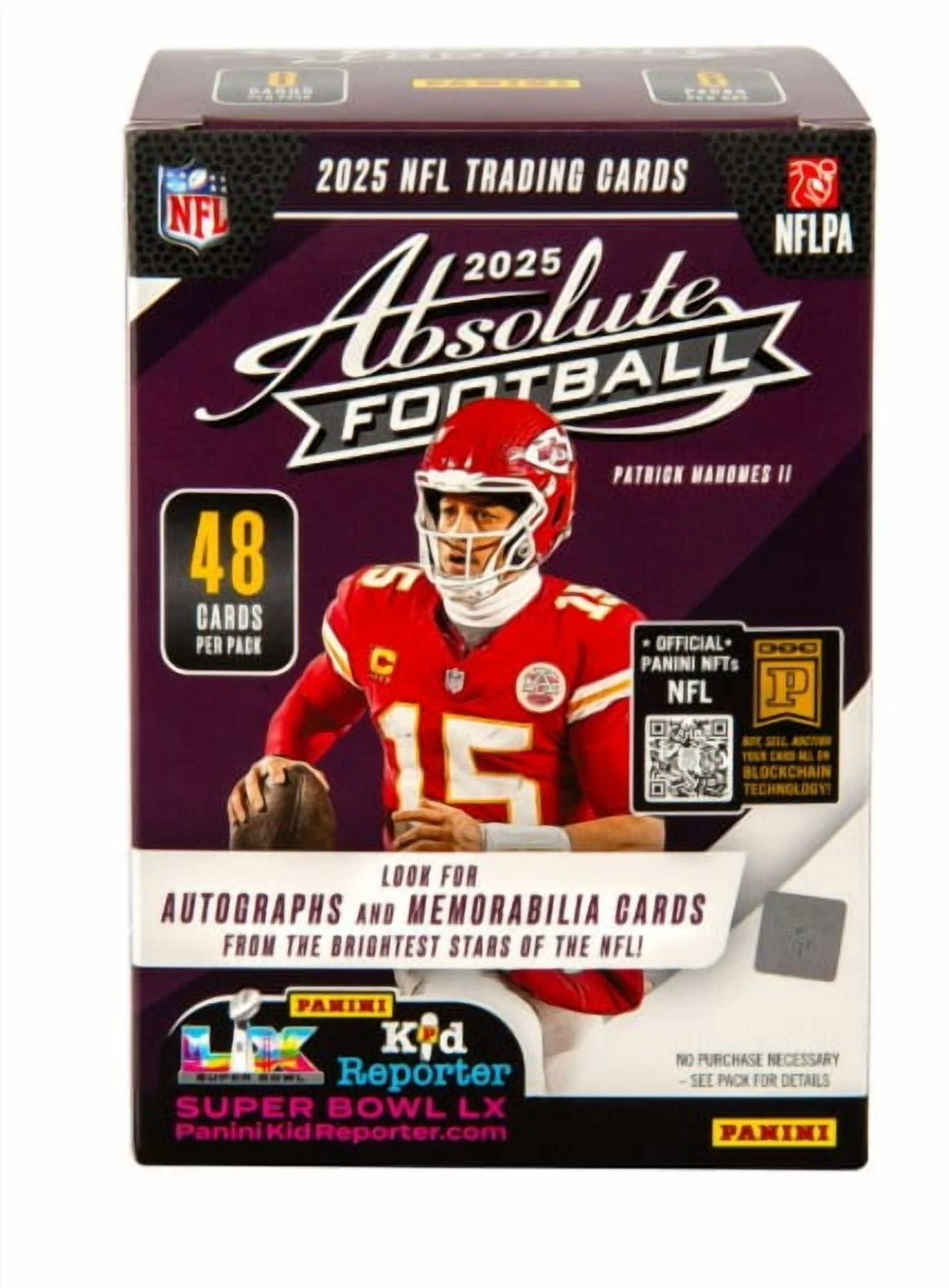 2025 Panini Absolute Football Trading Card Blaster Box