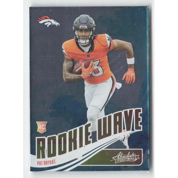 2025 Panini Absolute Pat Bryant Rookie Wave #RW-PBT Denver Broncos Football Card Denver Broncos NFL FOOTBALL Trading Card