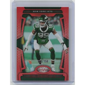 2025 Panini Certified Football Red #78 110/150 Will McDonald IV New York Jets