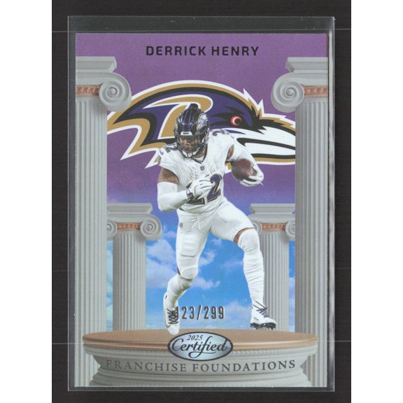 2025 Panini Certified Franchise Foundations Derrick Henry #FFO-DHY Purple /299