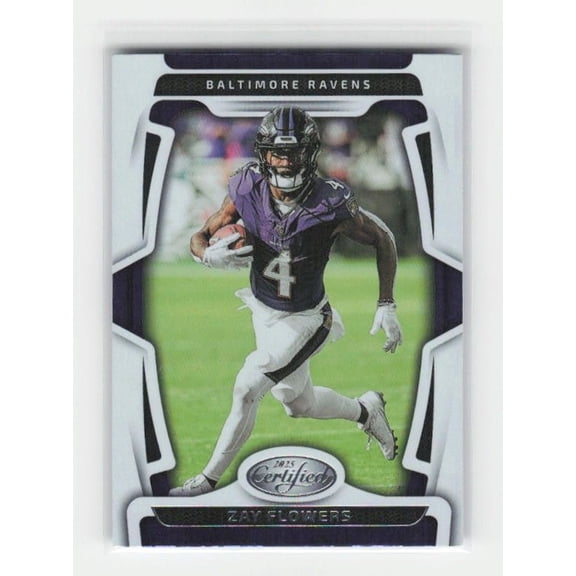 2025 Panini Certified #8 Zay Flowers Baltimore Ravens Football Card