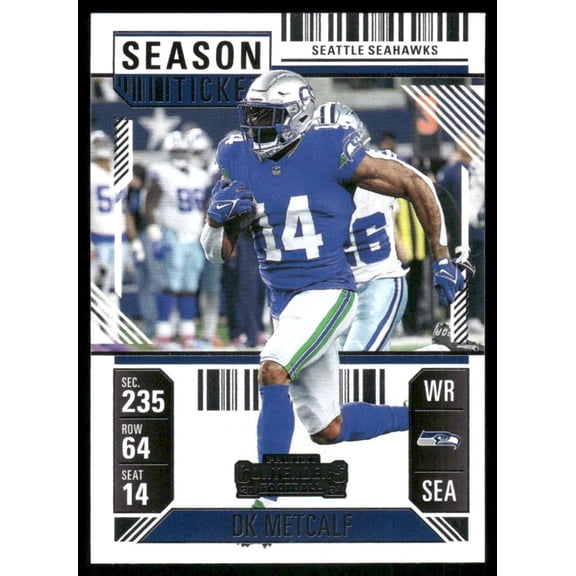 2025 Panini Contenders DK Metcalf #91 Seattle Seahawks Football Card