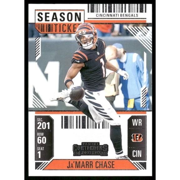 2025 Panini Contenders Ja'Marr Chase Cincinnati Bengals #21 Football Card