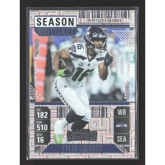 2025 Panini Contenders Season Ticket Tyler Lockett Seattle Seahawks #90 Trading Card