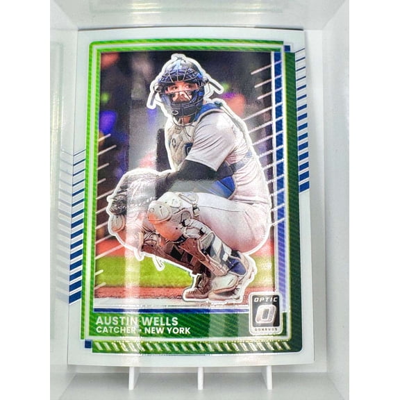 2025 Panini Donruss Austin Wells #35 Base Set New York Yankees Baseball Card