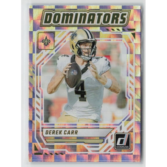2025 Panini Donruss Dominators Derek Carr DOM-DCR Football Card
