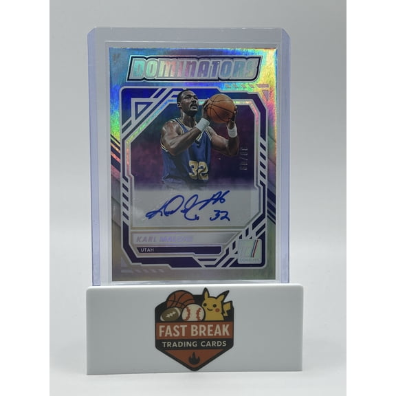 2025 Panini Donruss Dominators Karl Malone #DOM-KMJ Holo Silver Holo /49
