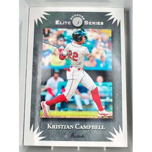 2025 Panini Donruss Elite Series Kristian Campbell #5 Rookie Insert Baseball Card Boston Red Sox MLB Baseball Trading Card