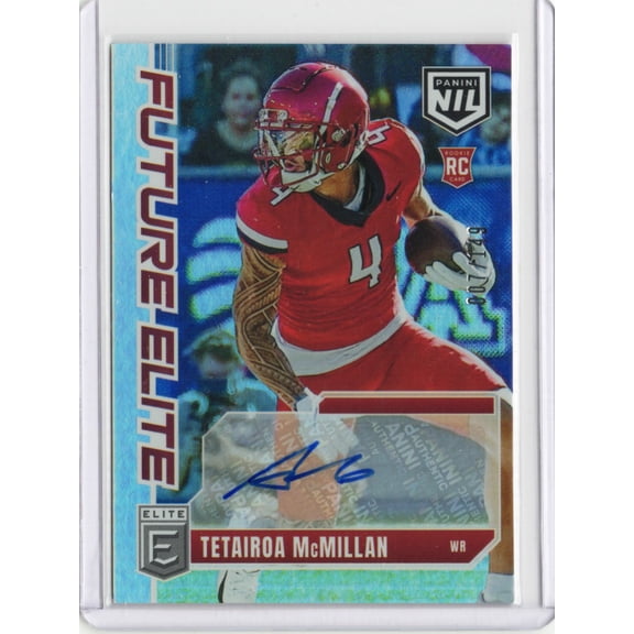 2025 Panini Donruss Elite Tetairoa McMillan #FETMN Future Elite Auto /149 Rookie RC Football Card