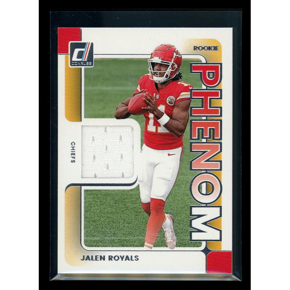 2025 Panini Donruss Football Jalen Royals #RPJ-JRS Jersey Patch