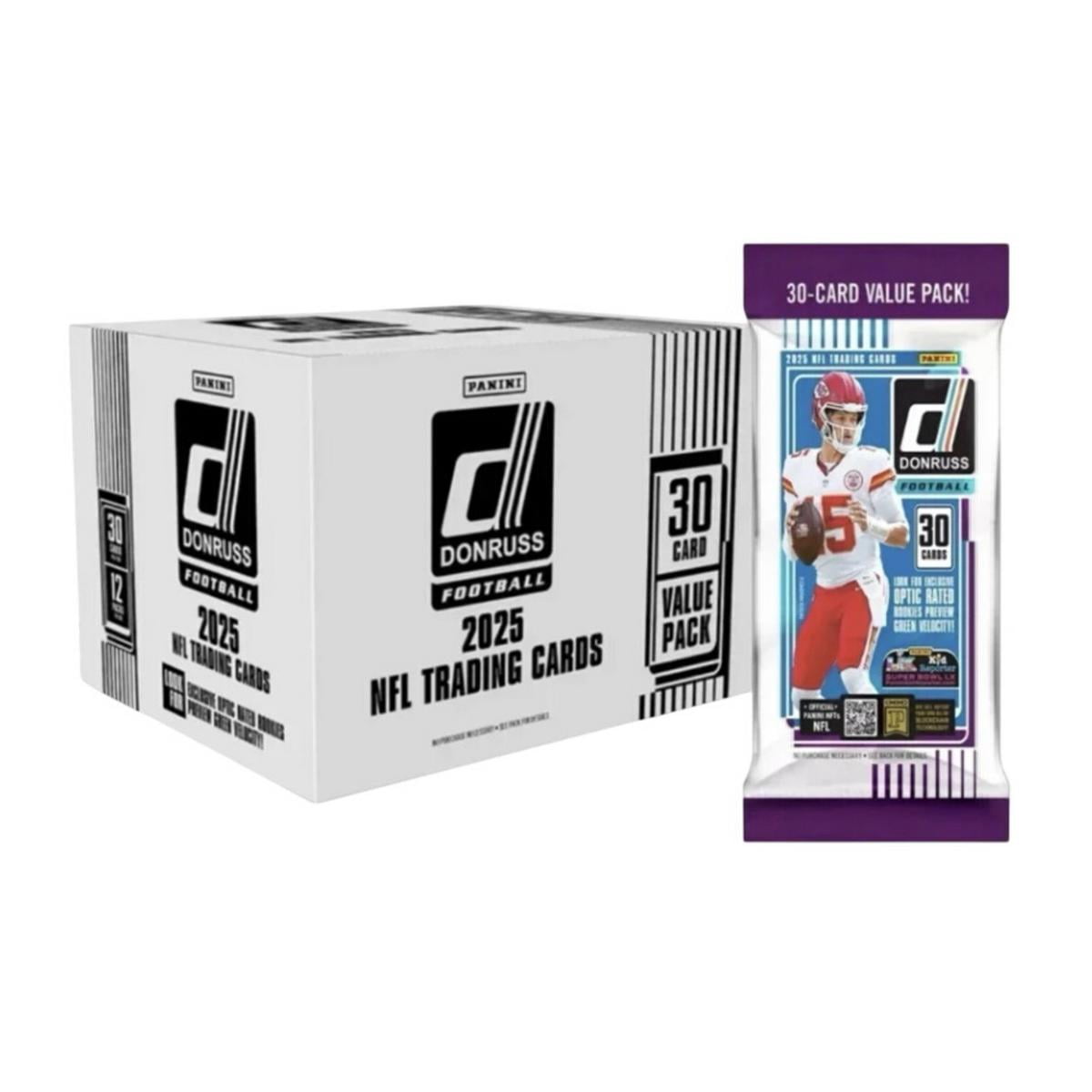 2025 Panini Donruss Football Fat Pack Cello Box