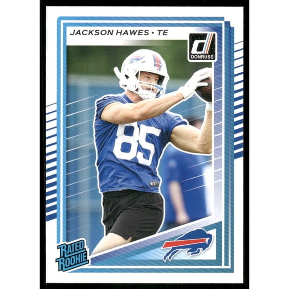 Excellent 2025 Panini Donruss Buffalo Bills Jackson Hawes #357 Football Card