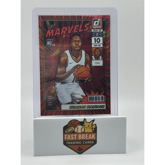 2025 Panini Donruss Net Marvels Khaman Maluach #17 /75 RC