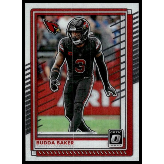 2025 Panini Donruss Optic Budda Baker #18 Arizona Cardinals Football Card
