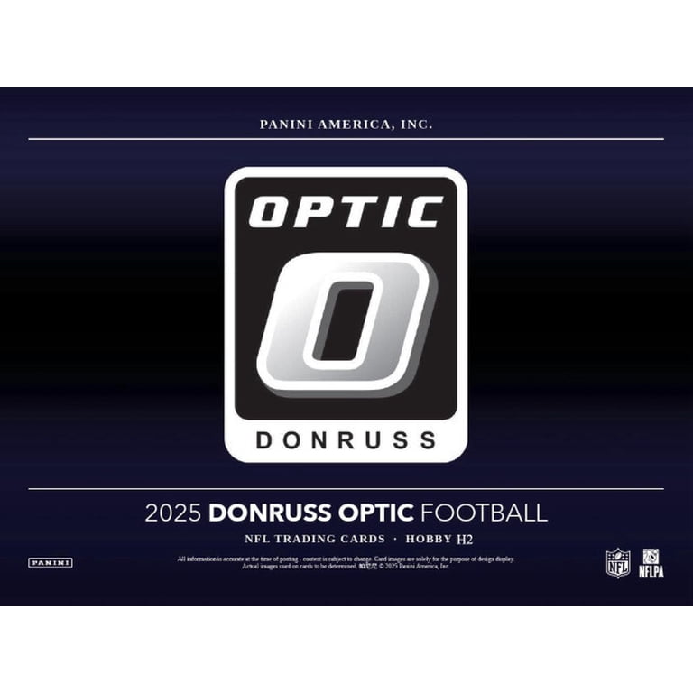 Collectible 2025 Donruss Optic Football Hybird H2 Hobby Box