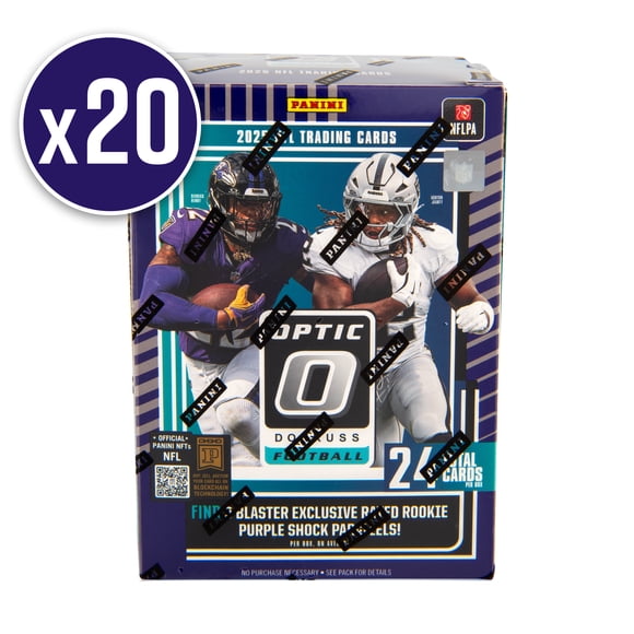 2025 Panini Donruss Optic Football Trading Cards 20Ct Blaster Box Case