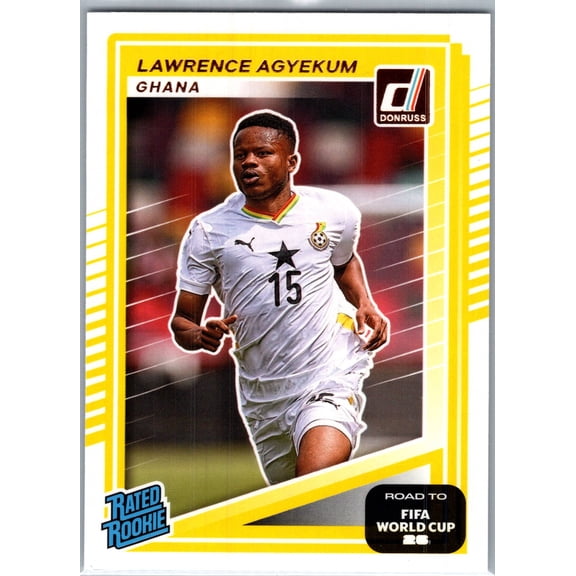2025 Panini Donruss Road to FIFA World Cup 26 Lawrence Agyekum Ghana #209 Soccer Card