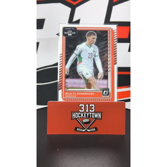 2025 Panini Donruss Road to FIFA World Cup Optic Bilal El Khannouss #97 Orange