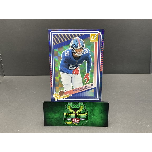 2025 Panini Donruss The Rookies The Rookies Abdul Carter #4 New York Giants Football Card