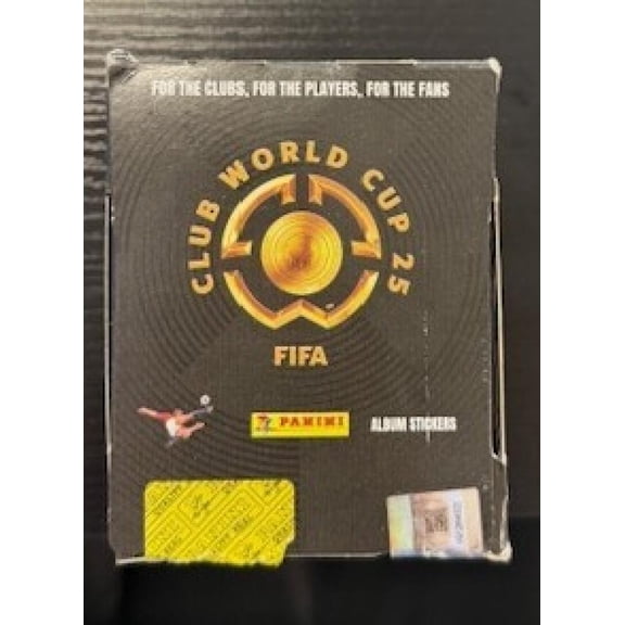2025 Panini FIFA World Cup Soccer Sticker Box FACTORY SEALED 50 packs! 250 Total Stickers!