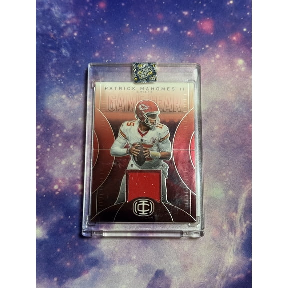 2025 Panini Icon Collection Game Gear Patrick Mahomes II #GG-5 Chiefs NFL Trading Card Short Print