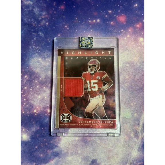 2025 Panini Icon Collection Mahomes Highlight Materials Patrick Mahomes II #HM-5 Memorabilia