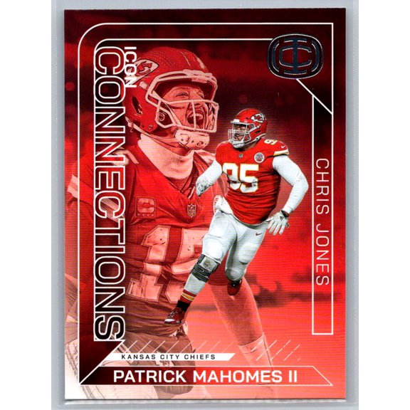 2025 Panini Icon Collection Patrick Mahomes / Chris Jones #IC-22 Connections