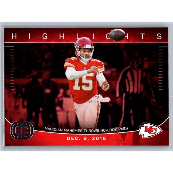 2025 Panini Icon Collection Patrick Mahomes #IC-17 Highlights